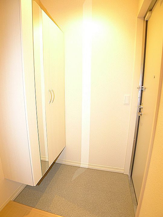 埼玉県越谷市蒲生旭町の賃貸アパートの玄関