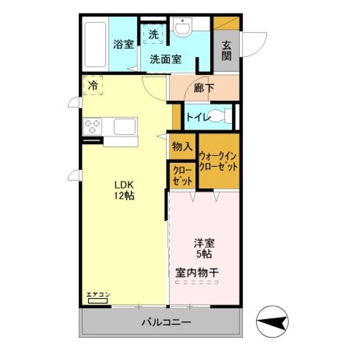 レーヴIIの間取り