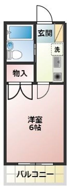 プラザカハラの間取り