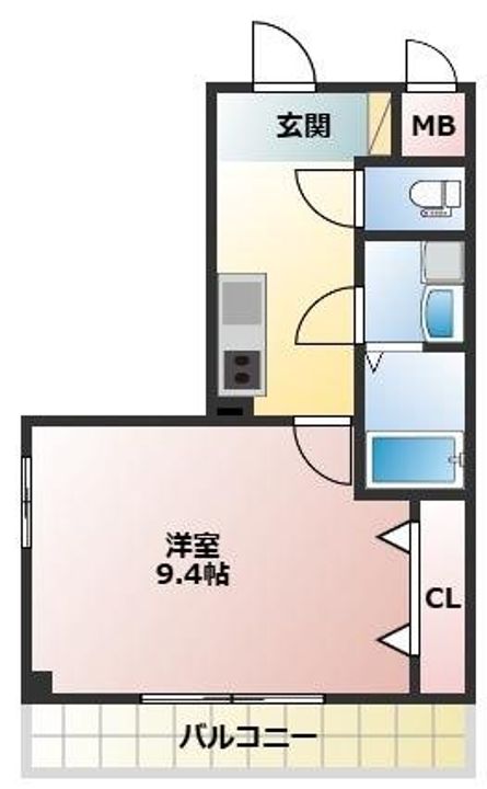 フェリオ南越谷の間取り