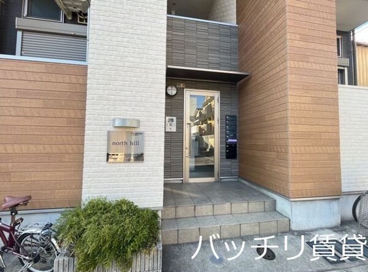 愛知県名古屋市北区水切町7丁目の賃貸アパートの玄関