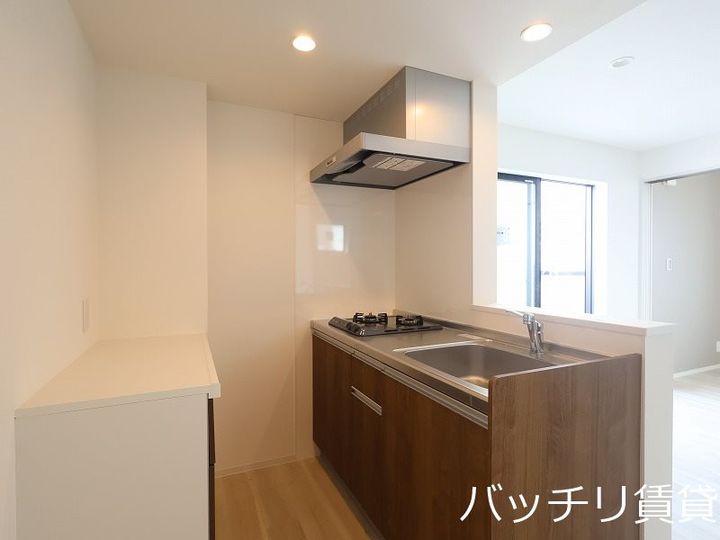 愛知県名古屋市中村区鈍池町3丁目の賃貸アパートのキッチン