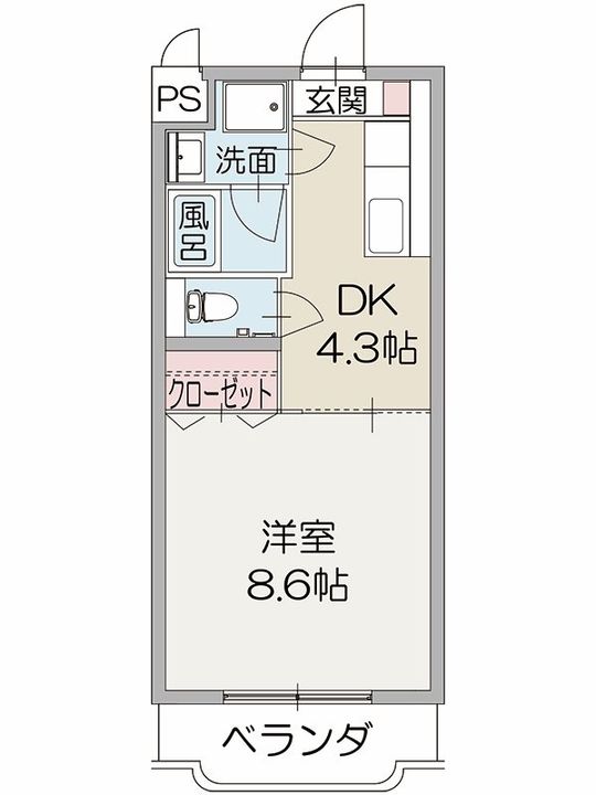 フレグランスの間取り