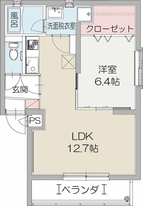 ウェストフィールド雅201の間取り