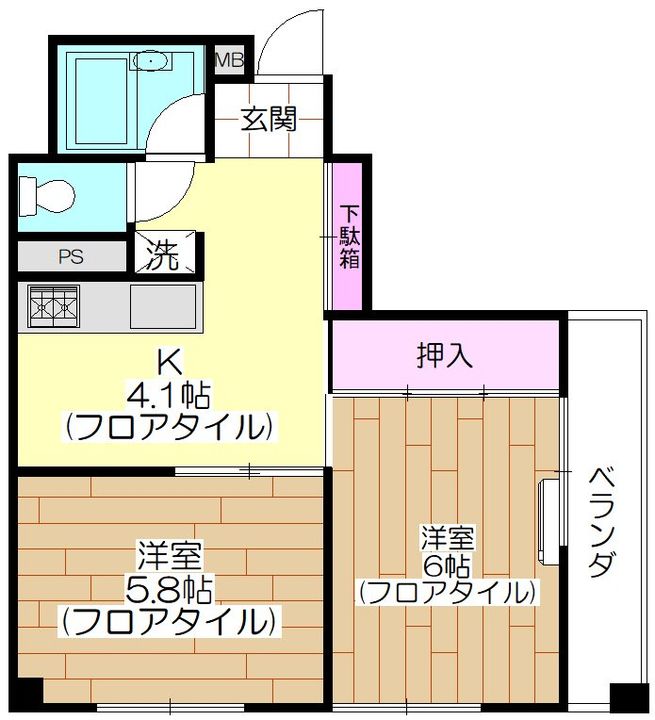 明陽の間取り