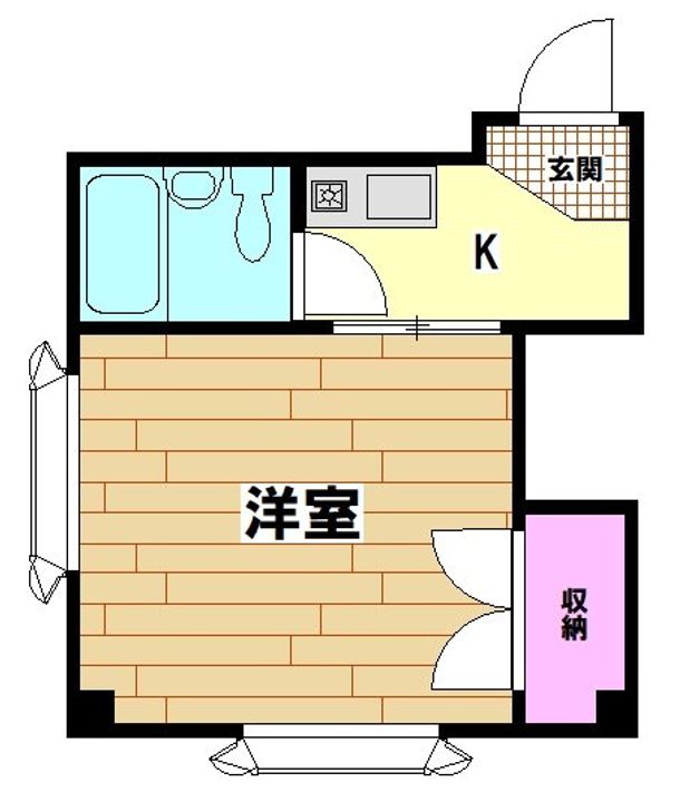 梅田ファニッシュメントの間取り