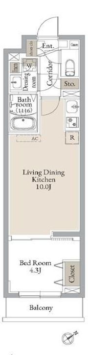 ルネサンスコート門前仲町の地図