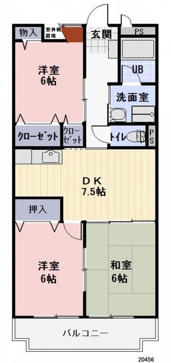 リンピアTOMOの間取り