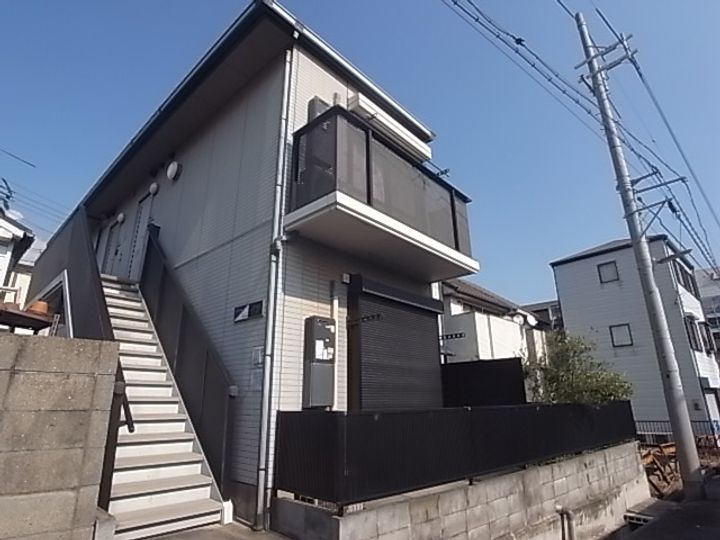 兵庫県神戸市東灘区住吉本町2丁目の賃貸アパートの外観