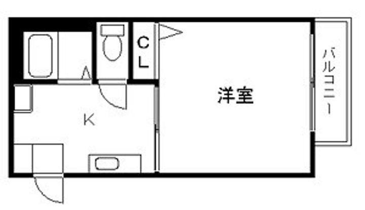 兵庫県神戸市東灘区住吉本町2丁目の賃貸アパートの間取り