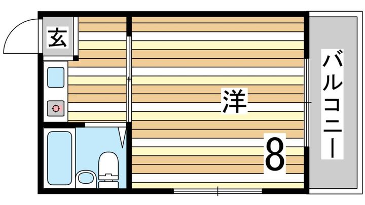 ドミール青木の間取り