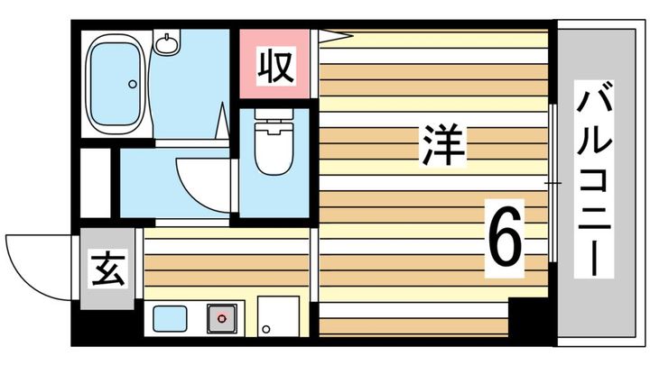 兵庫県神戸市東灘区本庄町3丁目の賃貸マンションの間取り