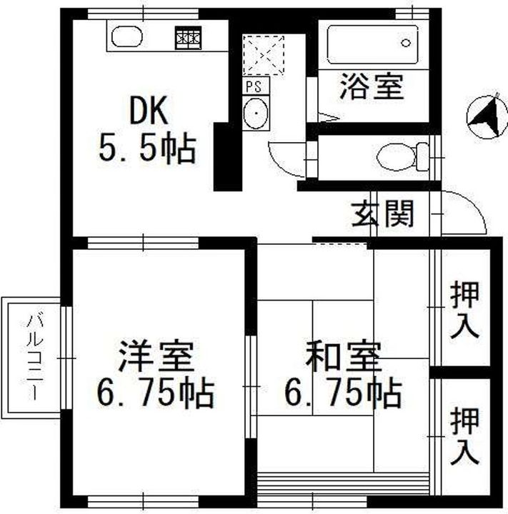 サンハイツの間取り
