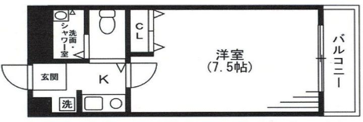 兵庫県神戸市灘区篠原中町3丁目の賃貸マンションの間取り