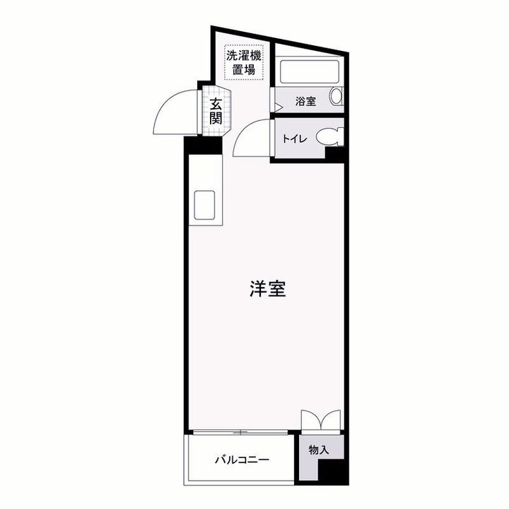 兵庫県神戸市須磨区平田町2丁目の賃貸マンションの間取り