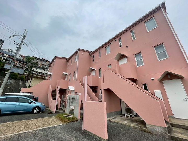 兵庫県神戸市灘区篠原台の賃貸マンションの外観