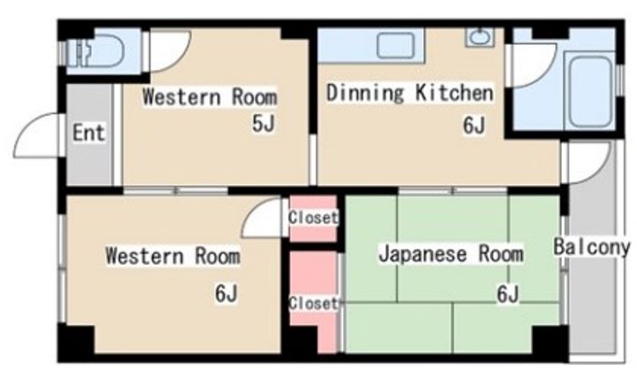 丸吉マンションの間取り