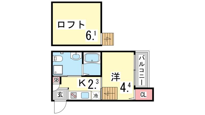 ソフィア新長田の間取り