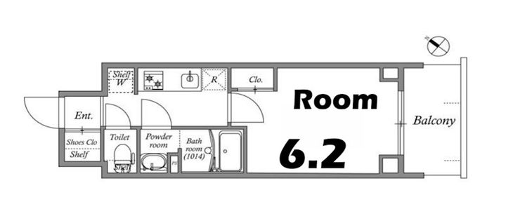 GENOVIA神戸湊川公園の間取り
