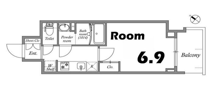 GENOVIA神戸湊川公園の間取り