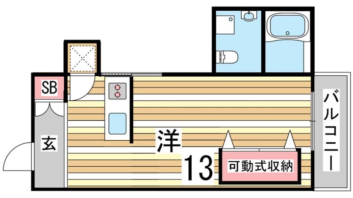 ロイスグラン神戸湊川公園の間取り