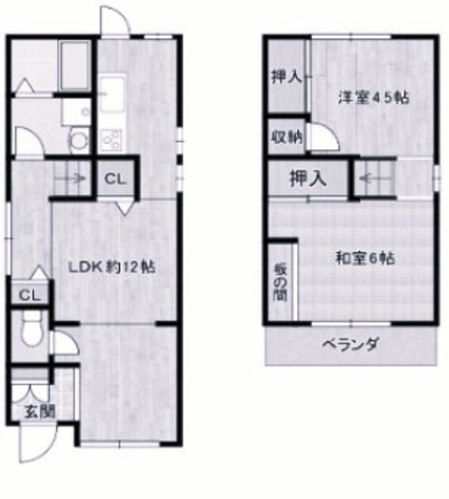 兵庫県神戸市須磨区関守町3丁目(一戸建)の賃貸物件の間取り