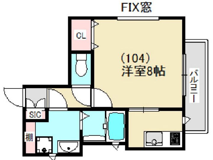 シェル須磨天神の間取り