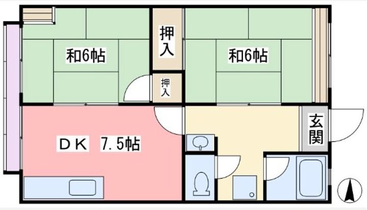 コーポ澤田の間取り