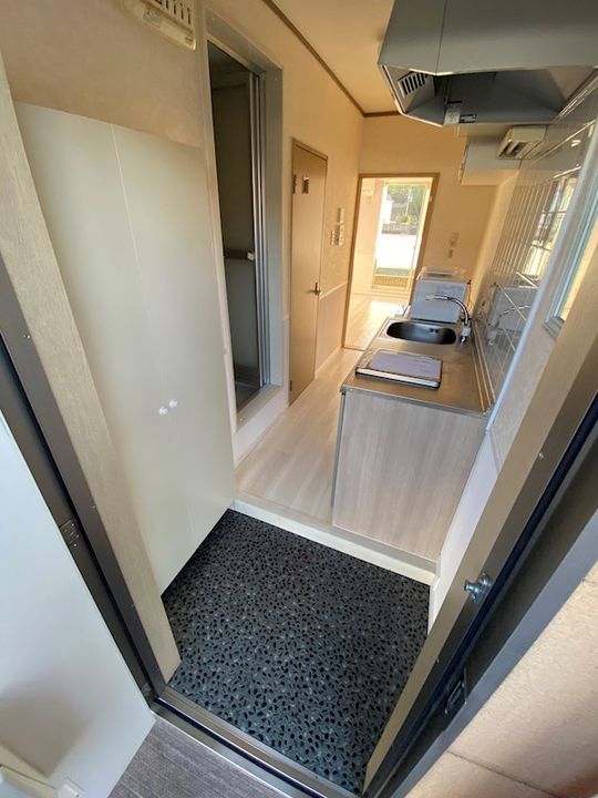 エフメゾン新在家の玄関