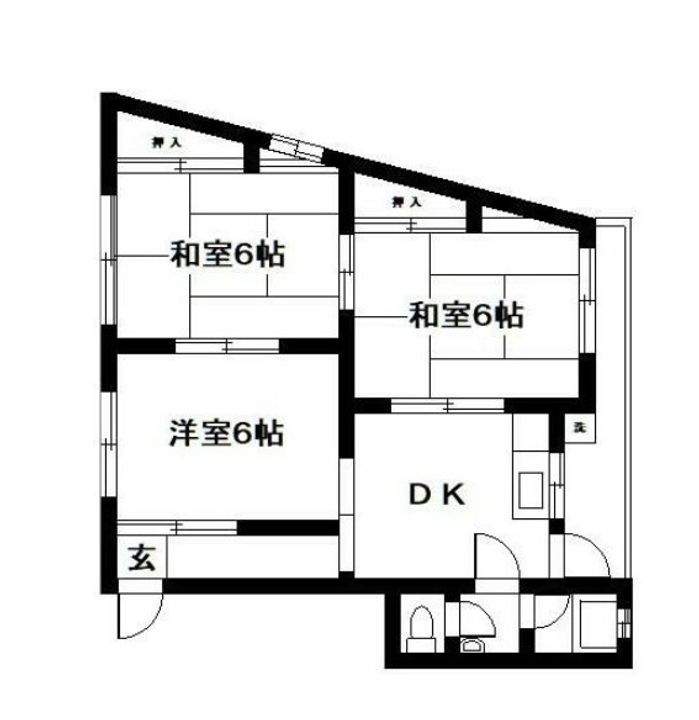 ANGELO白国の間取り