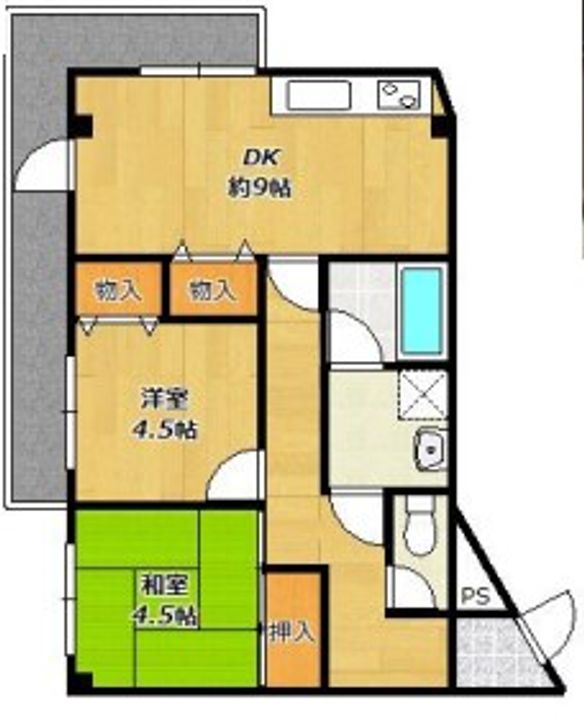 ベアード水上の間取り