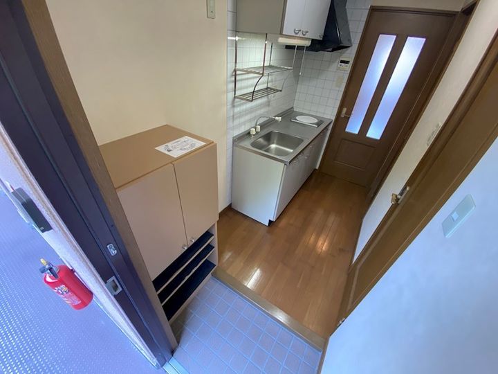 ベルフラワー山野井の玄関