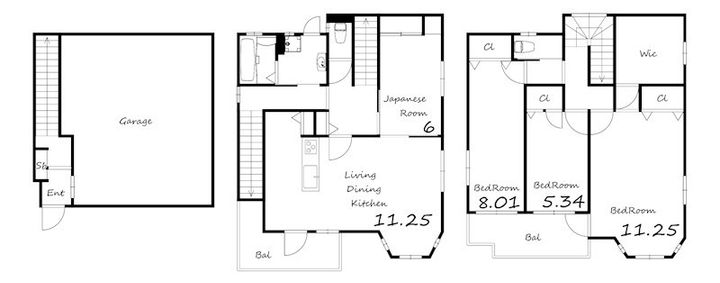 兵庫県姫路市飾磨区富士見ケ丘町(一戸建)の賃貸物件の間取り
