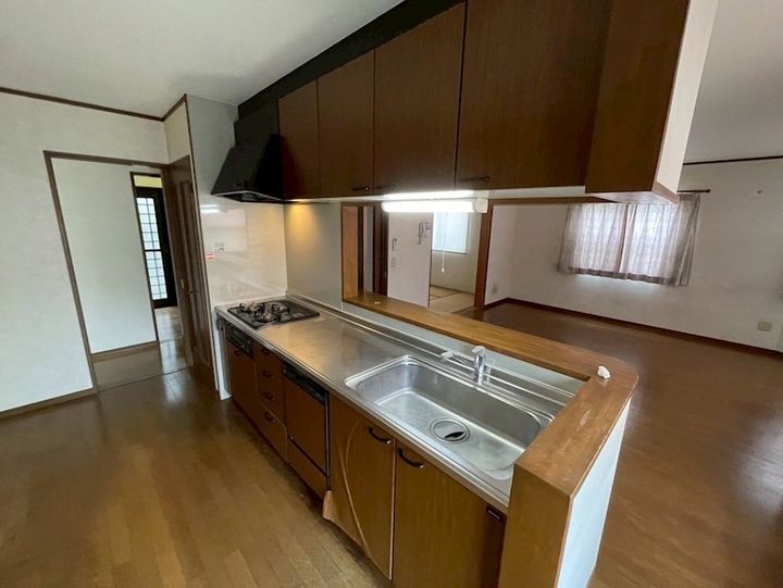 兵庫県姫路市飾磨区富士見ケ丘町(一戸建)の賃貸物件のキッチン