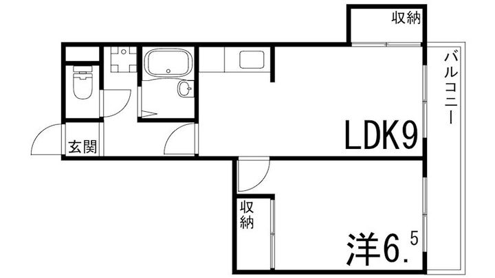 レジデンス西庄の間取り