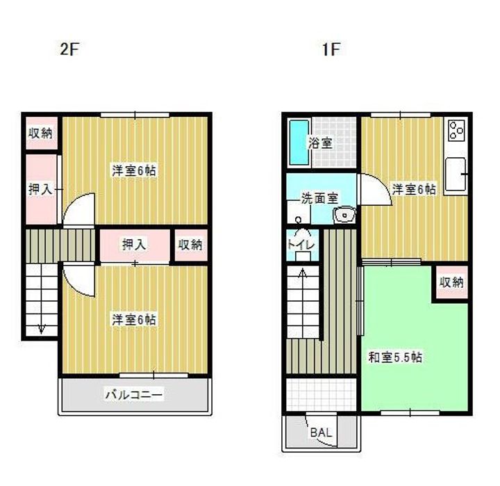 ハイツ山本の地図