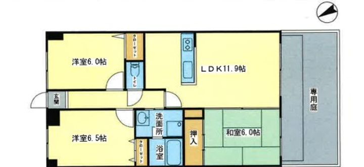 パストラル青山の間取り