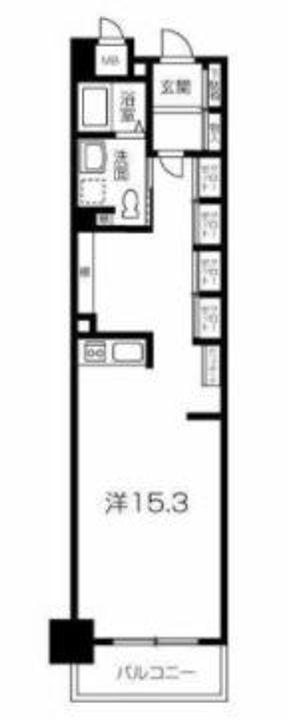 キャッスルコート西新町の間取り