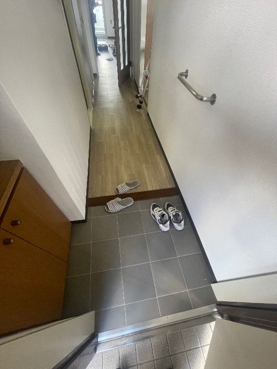 龍野中村コーポの玄関