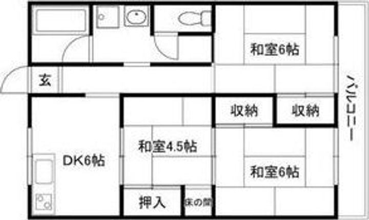 オリエンタルマンションの間取り