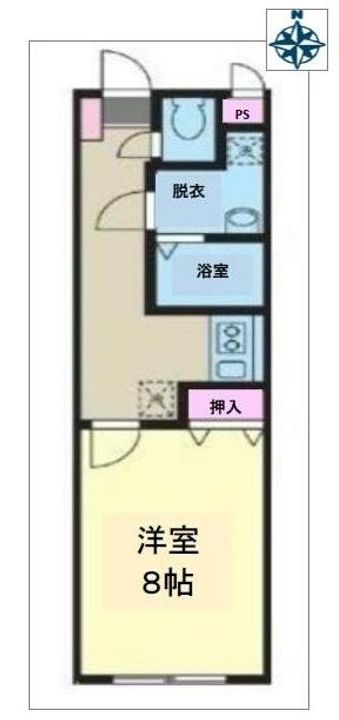MISTRAL飾磨駅前の間取り