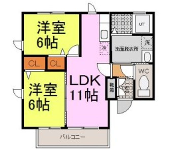 ガーデンハイツA・B棟の間取り