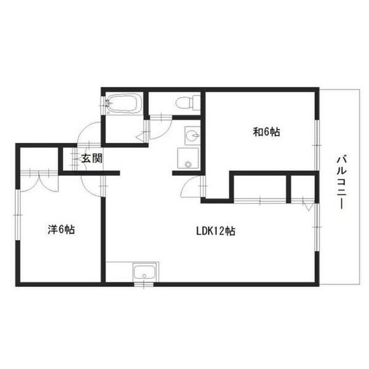 エクセレントパレスA棟の間取り