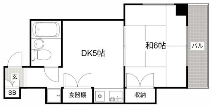 ジュネス姫路Ⅰの間取り