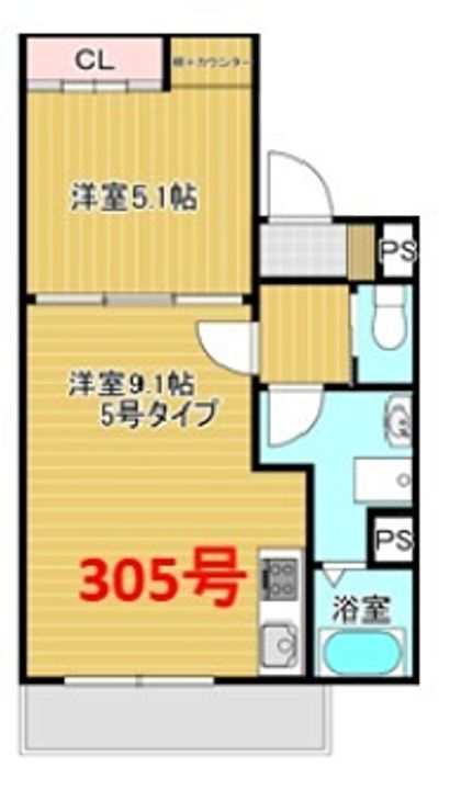 プリヴェ豊中曽根の間取り