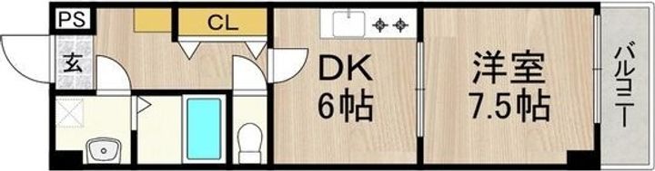 センターポイント吉志部の間取り