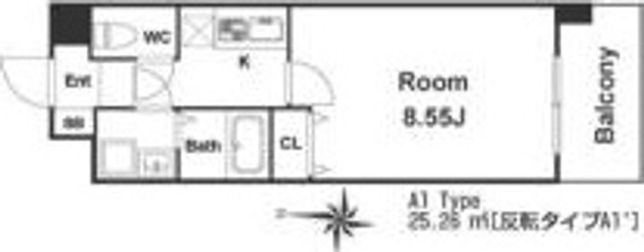 カサルテ吹田青葉丘の間取り