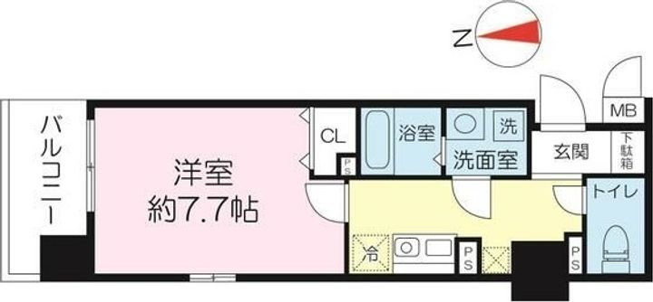 パセオ十三東の間取り