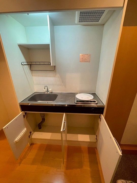 東京都大田区大森北3丁目の賃貸アパートのキッチン