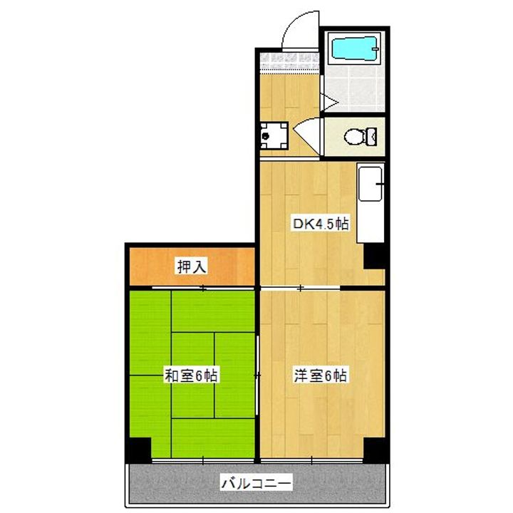 アーバンレイ12の間取り